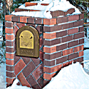 Column Eagle Rural Mailbox