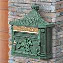 Victorian Wall Mounted Mailbox